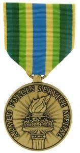 Armed Forces Services Full size military medal