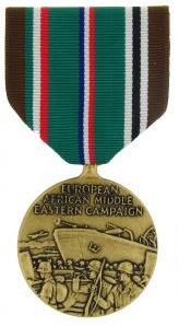 European Africian Middle Eastern Campaign Full Size Military Medal