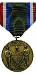 army of cuban pacification military medal