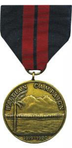 second haitian campaign marine corps medal
