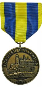 spanish campaign marine corps medal