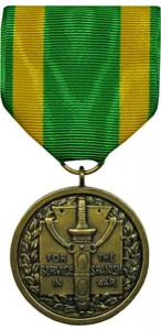 spanish war service military medal