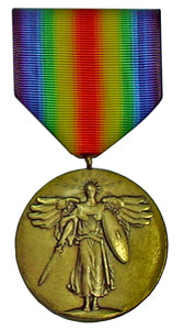 world war I victory military medal