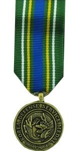 Korean Defense Service Miniature Military Medal