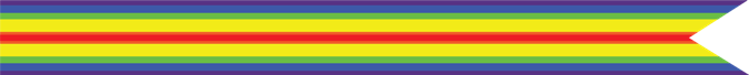 United States Air Force World War I Victory Campaign Streamer 