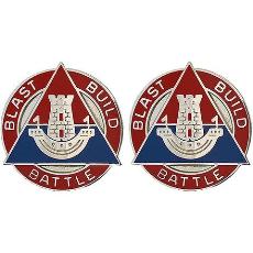 0105 Engineer Bn Unit Crest Conquer The Impossible 