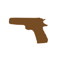 bronze pistol