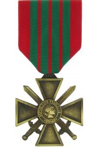 French Croix de Guerre World War II Medal