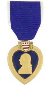 Purple Heart Full Size Military Medal