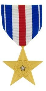Silver Star Full Size Military Medal