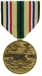 Southwest Asia Service Full Size Military Medal