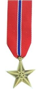 Bronze Star Miniature Military  Medal