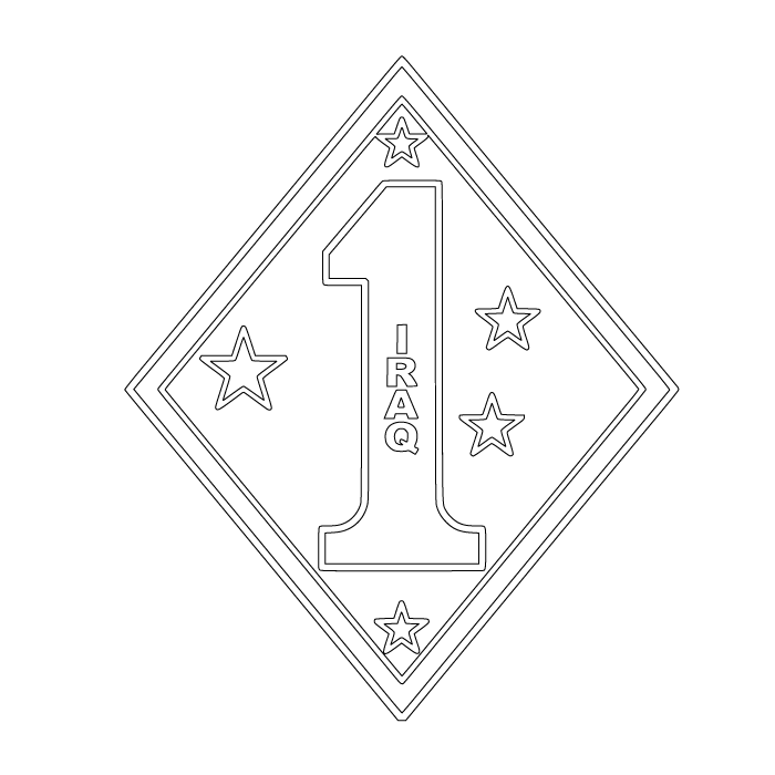 1ST MARINE DIVISION IRAQ
US MARINE CORPS .SVG FILE