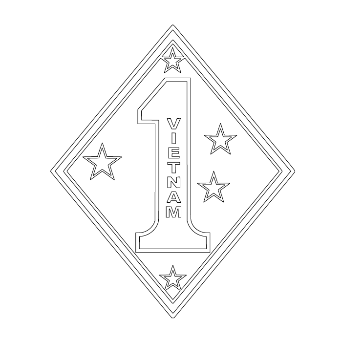 1ST MARINE DIVISION VIETNAM
US MARINE CORPS .SVG FILE