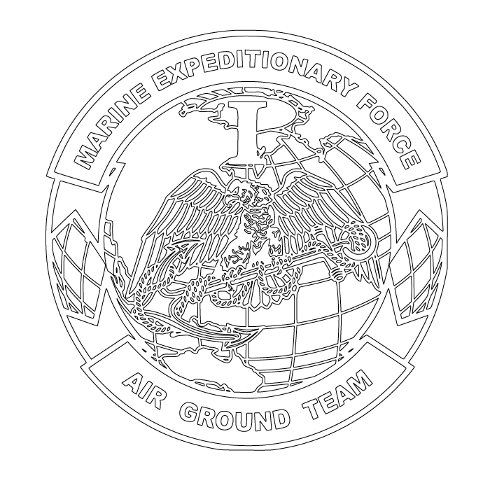 1ST MARINE EXPEDITIONARY FORCE
US MARINE CORPS .SVG FILE