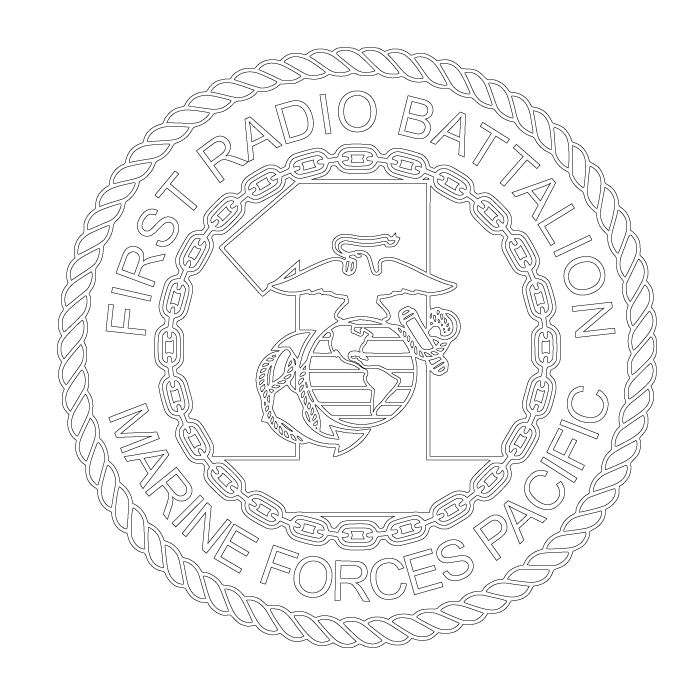 1ST RADIO BATTALION
US MARINE CORPS .SVG FILE