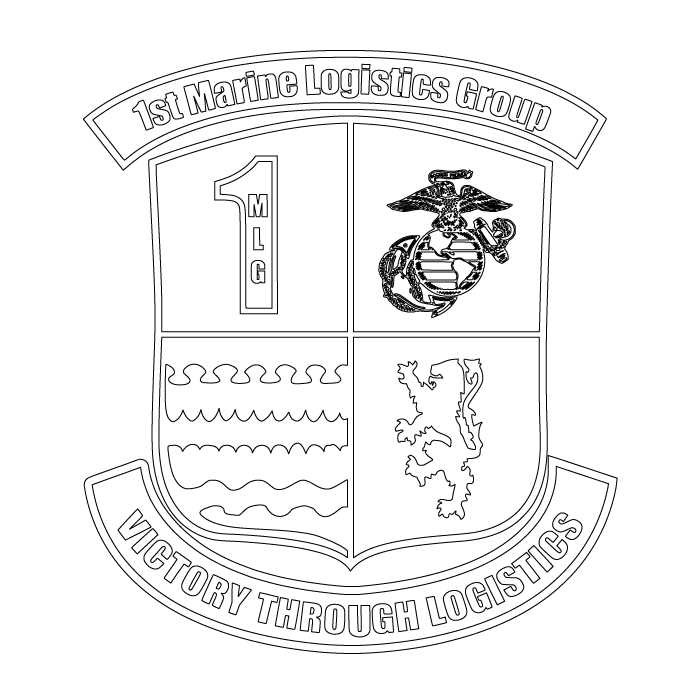 1ST MARINE LOGISTIC GROUP
US MARINE CORPS .SVG FILE 
