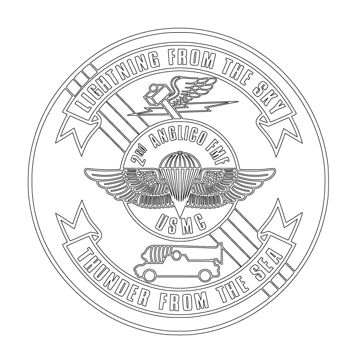 2ND ANGLICO
US MARINE CORPS .svg file