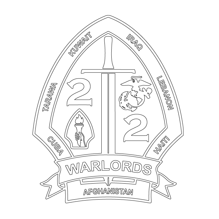 2ND BN 2ND MARINES
US MARINE CORPS .svg file
