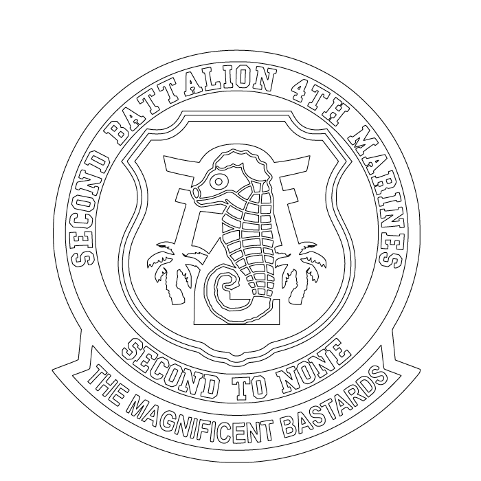 2ND BN 4TH MARINES
US MARINE CORPS .svg file