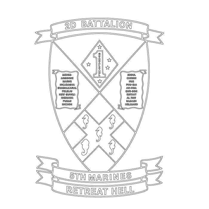2ND BN 5TH MARINES
US MARINE CORPS .svg file