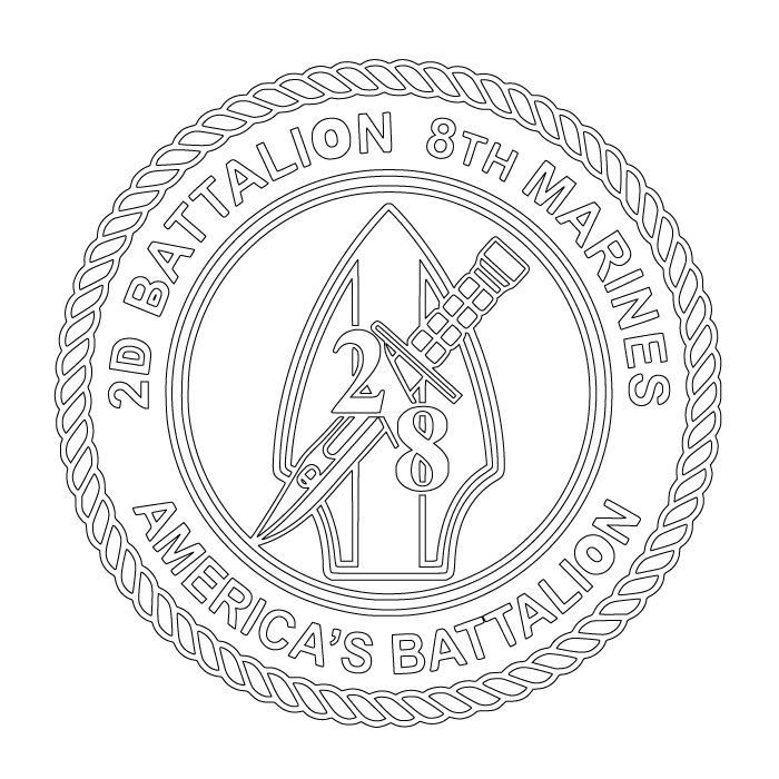 2ND BN 8TH MARINES
US MARINE CORPS .svg file