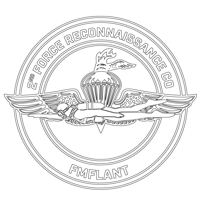 2ND FORCE RECON
US MARINE CORPS .svg file